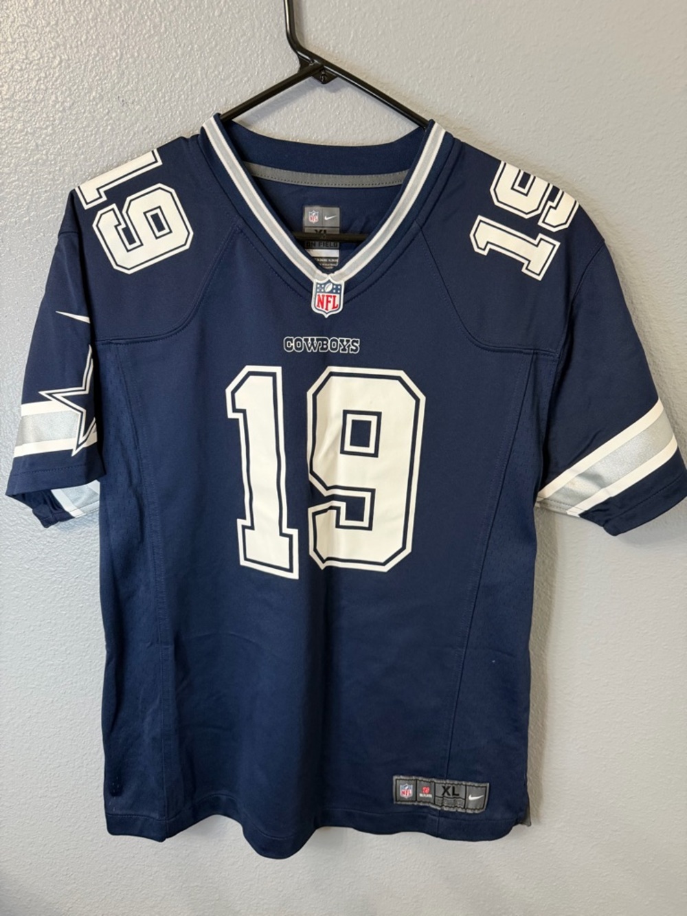 NFL Navy and White On-Field Football Jersey